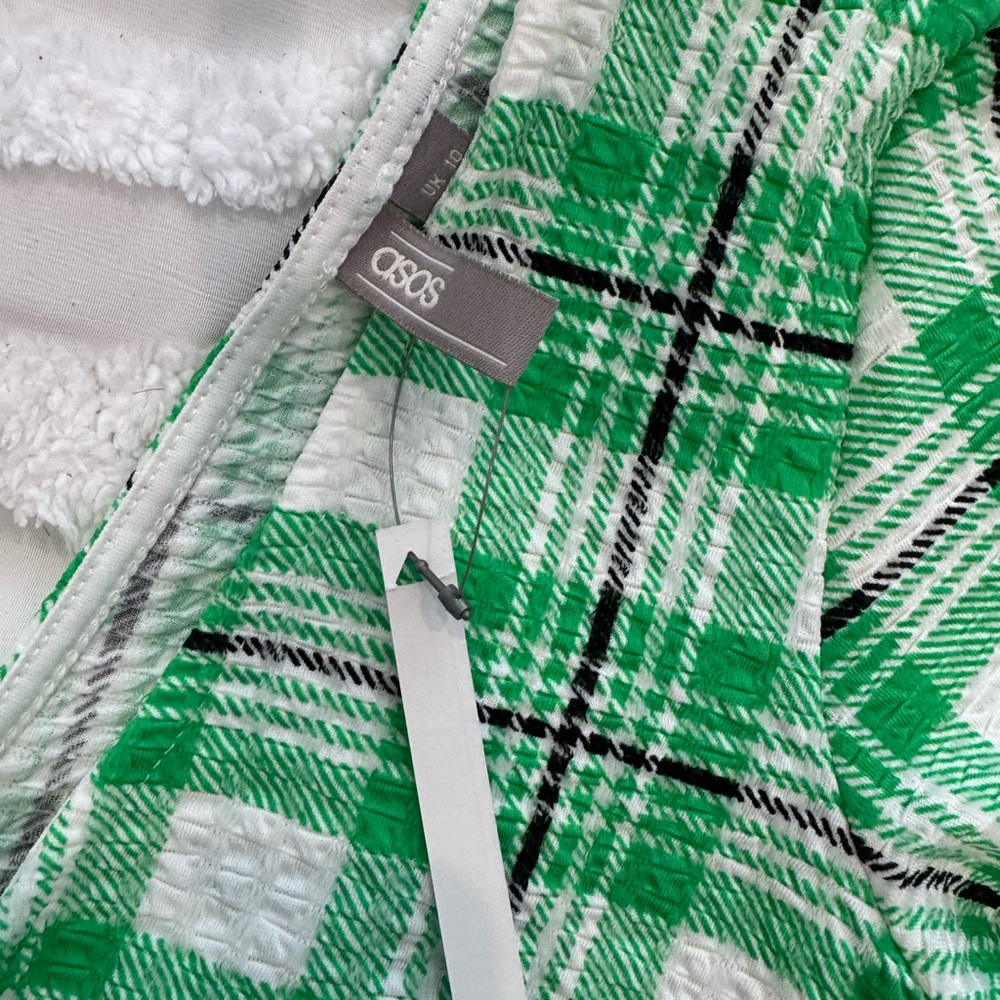 ASOS Vibrant Green Checkered Apparel